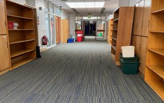 Trinity School, Croydon, Carpet tiles Floor Project